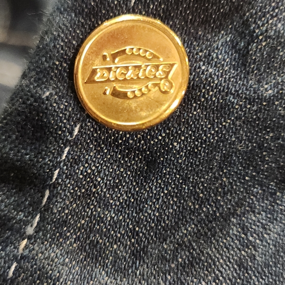 Men's Blue Denim DICKIES Carpenter OVERALLS - Picture 5 of 6